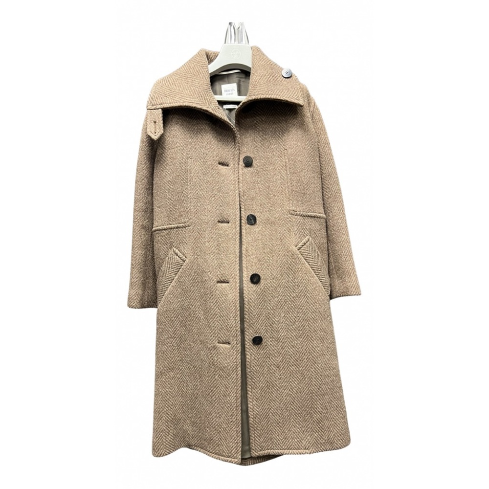 Hermes wool trench coat